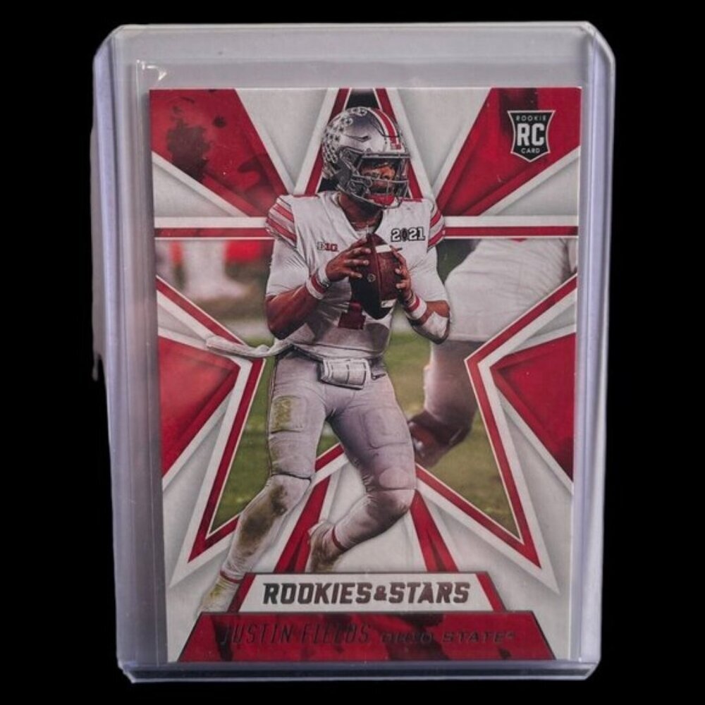 2021 Rookies and Stars Draft Picks Justin Fields Rookie Card No. 302 Steelers
